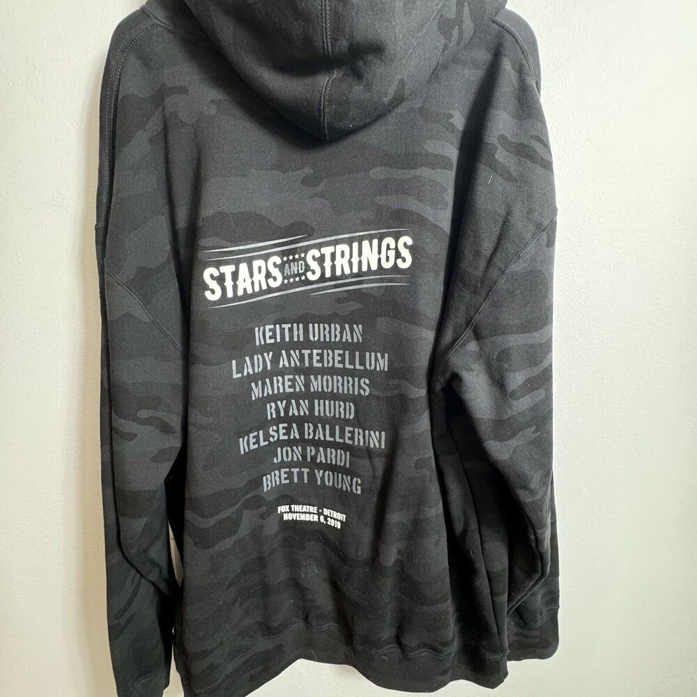 Stars and Strings Concert Sweatshirt Urban Antebellum Brett Young Camo 2XL